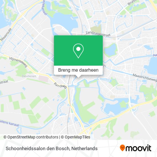 Schoonheidssalon den Bosch kaart