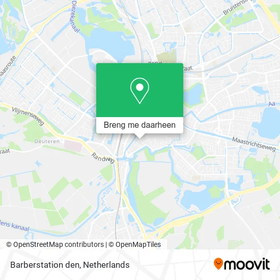 Barberstation den kaart