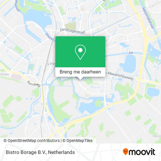 Bistro Borage B.V. kaart