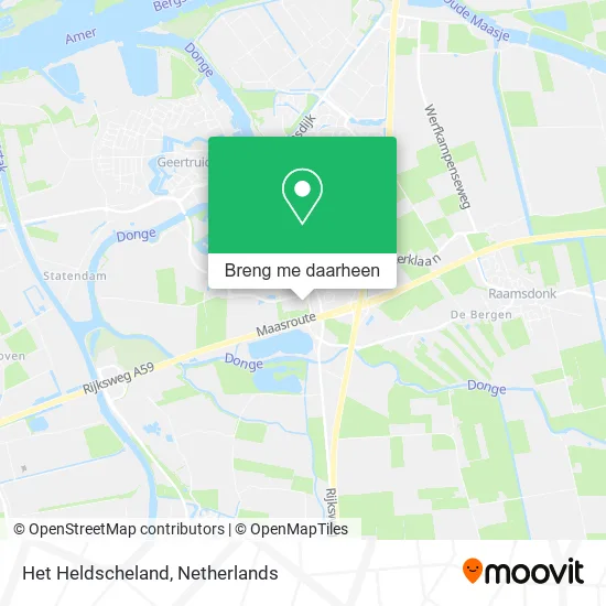 Het Heldscheland kaart