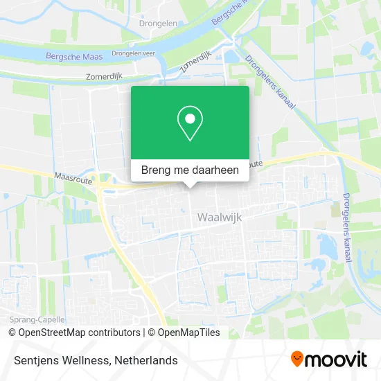 Sentjens Wellness kaart
