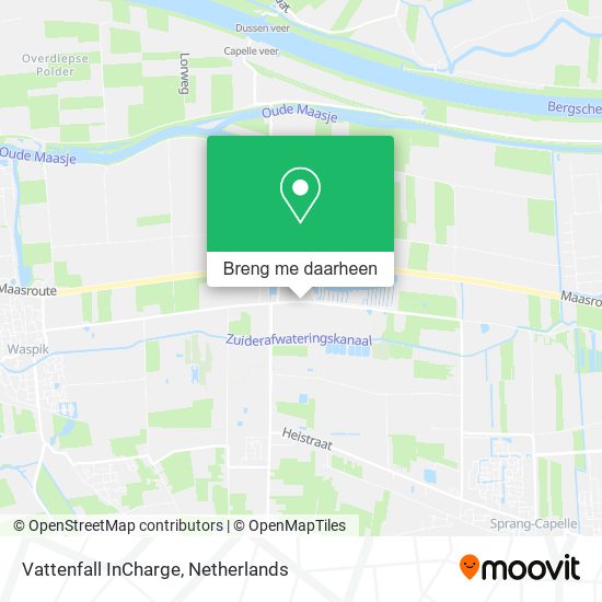 Vattenfall InCharge kaart
