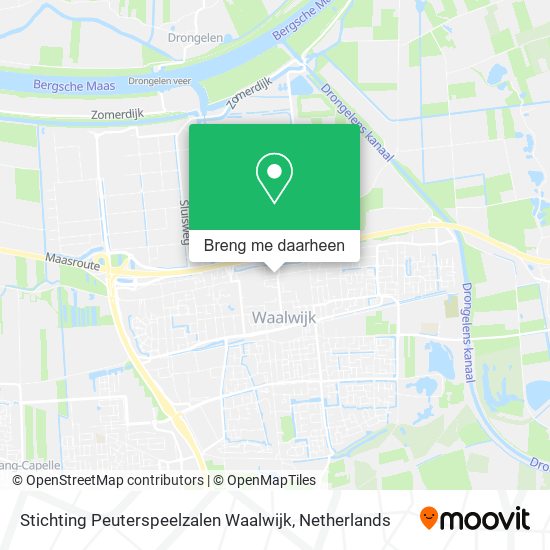 Stichting Peuterspeelzalen Waalwijk kaart