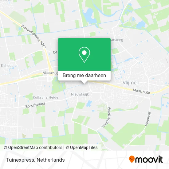 Tuinexpress kaart