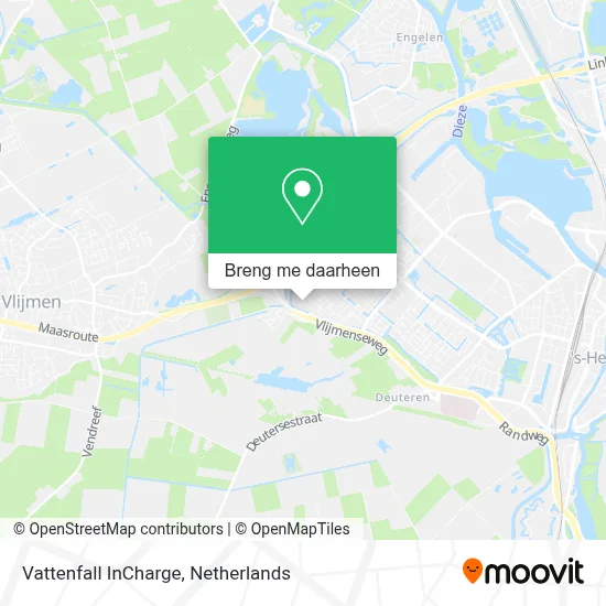 Vattenfall InCharge kaart