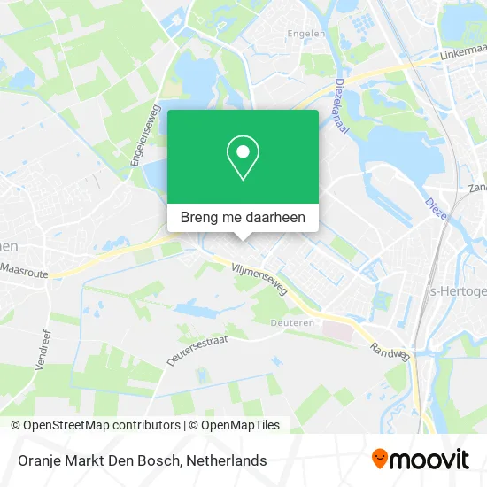 Oranje Markt Den Bosch kaart