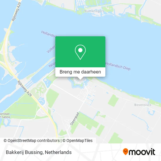 Bakkerij Bussing kaart