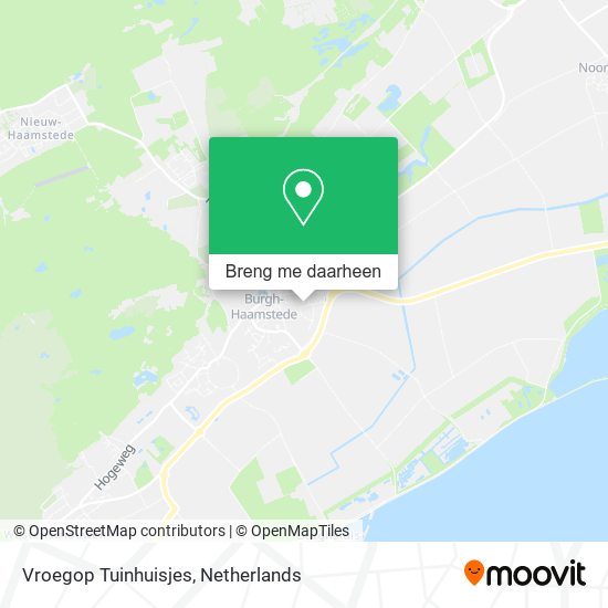 Vroegop Tuinhuisjes kaart