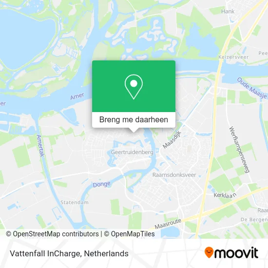 Vattenfall InCharge kaart