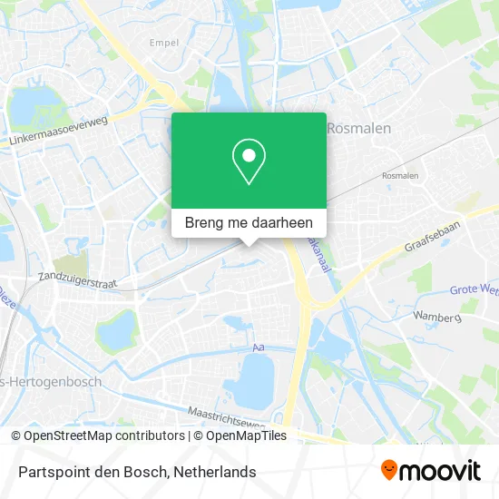 Partspoint den Bosch kaart