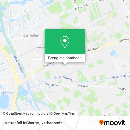 Vattenfall InCharge kaart