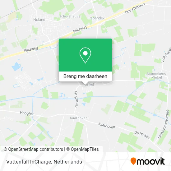 Vattenfall InCharge kaart