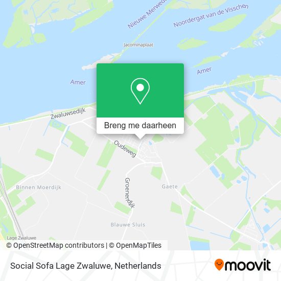 Social Sofa Lage Zwaluwe kaart