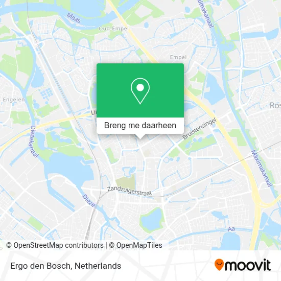 Ergo den Bosch kaart