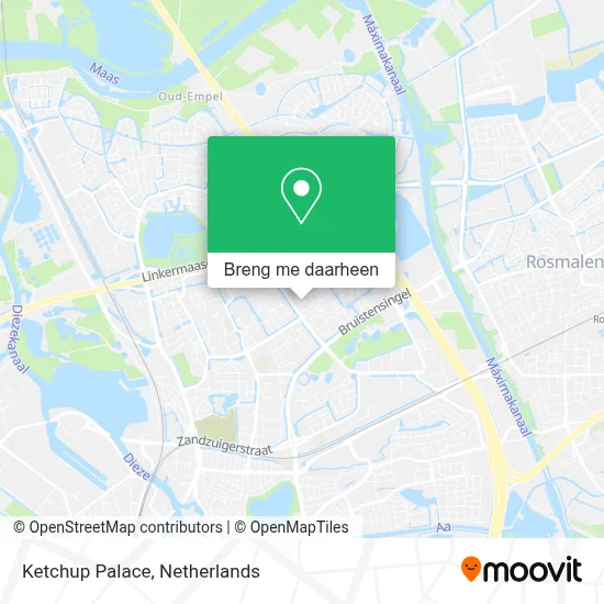 Ketchup Palace kaart