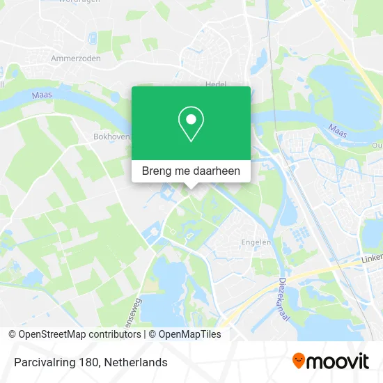 Parcivalring 180 kaart