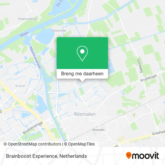 Brainboost Experience kaart