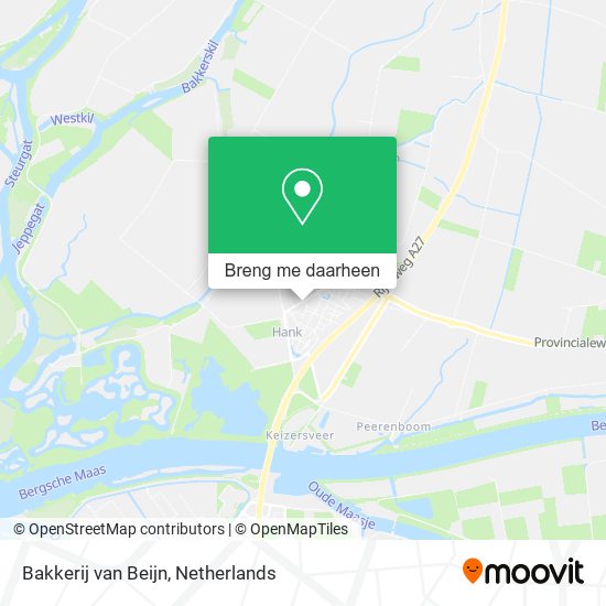 Bakkerij van Beijn kaart
