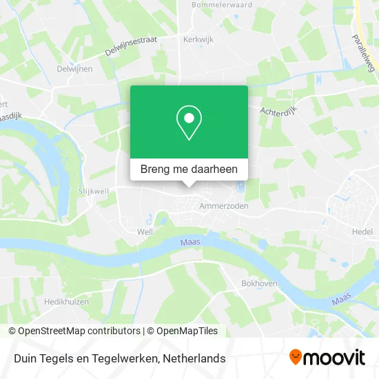 Duin Tegels en Tegelwerken kaart