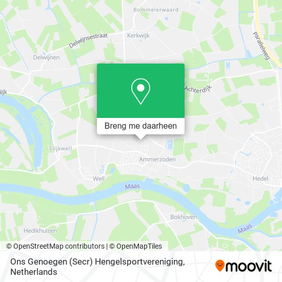 Ons Genoegen (Secr) Hengelsportvereniging kaart
