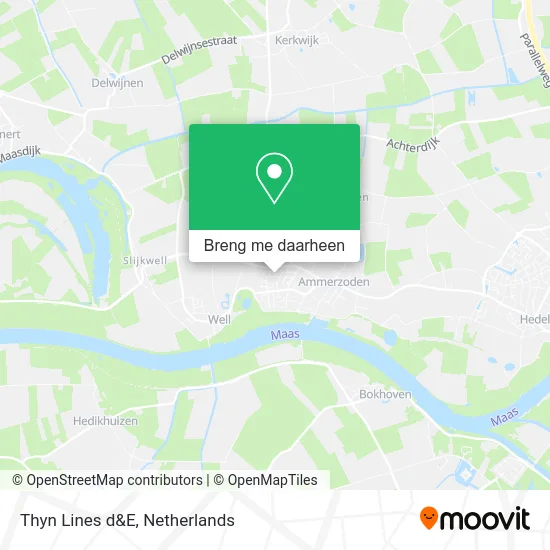 Thyn Lines d&E kaart