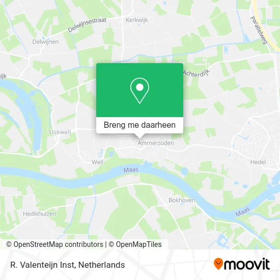 R. Valenteijn Inst kaart