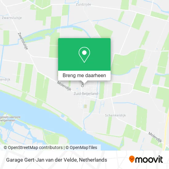 Garage Gert-Jan van der Velde kaart