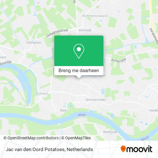 Jac van den Oord Potatoes kaart