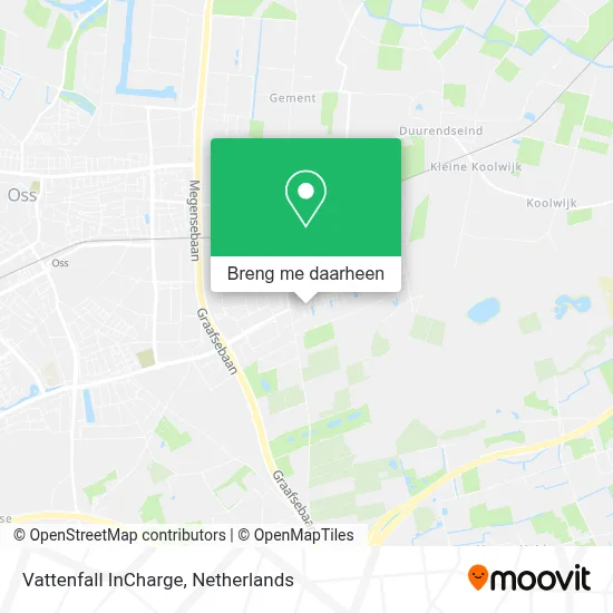 Vattenfall InCharge kaart