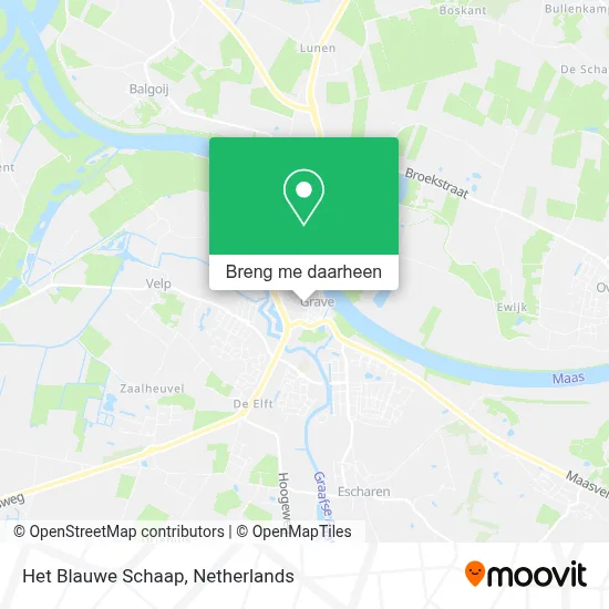 Het Blauwe Schaap kaart