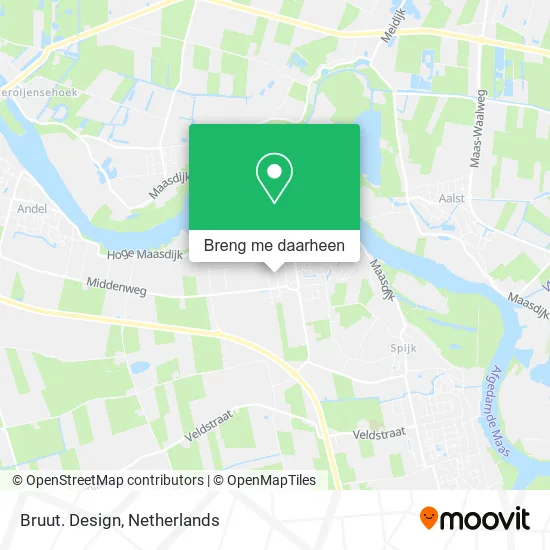 Bruut. Design kaart