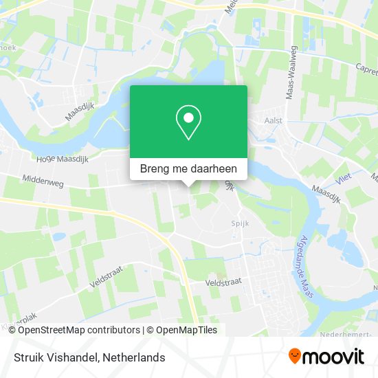 Struik Vishandel kaart