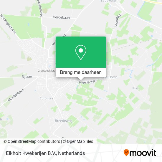 Eikholt Kwekerijen B.V. kaart