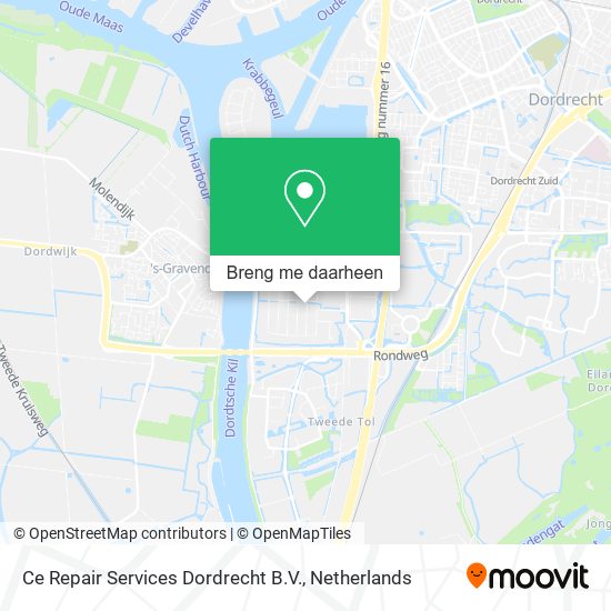 Ce Repair Services Dordrecht B.V. kaart