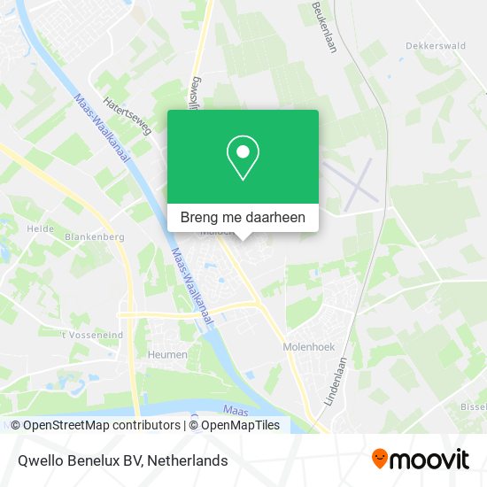 Qwello Benelux BV kaart