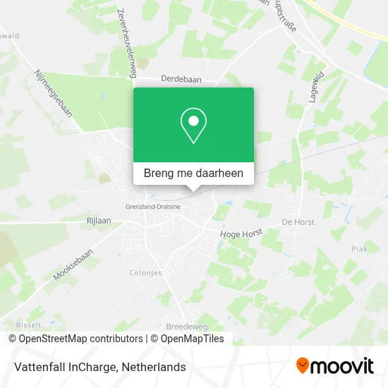 Vattenfall InCharge kaart