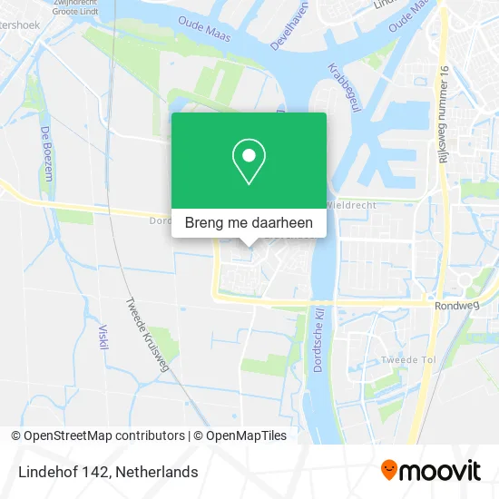 Lindehof 142 kaart