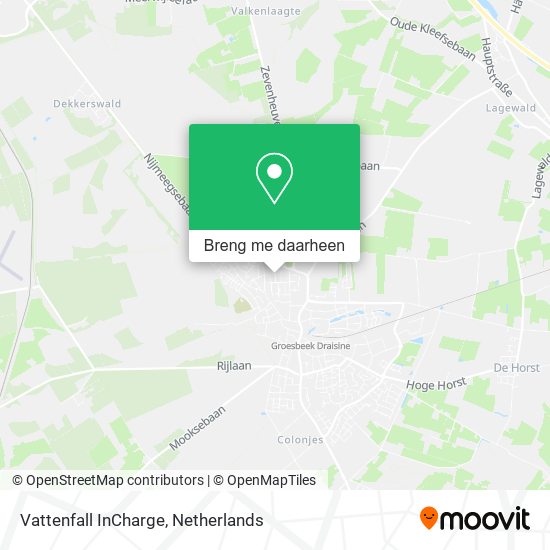 Vattenfall InCharge kaart