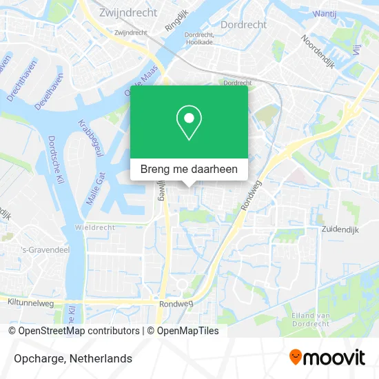 Opcharge kaart
