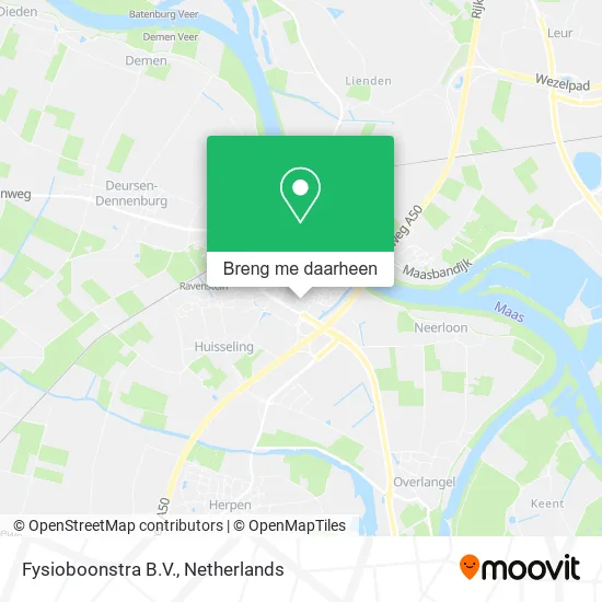 Fysioboonstra B.V. kaart