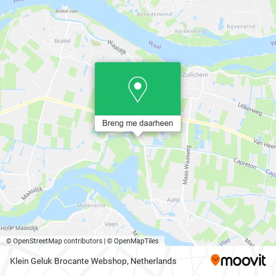 Klein Geluk Brocante Webshop kaart