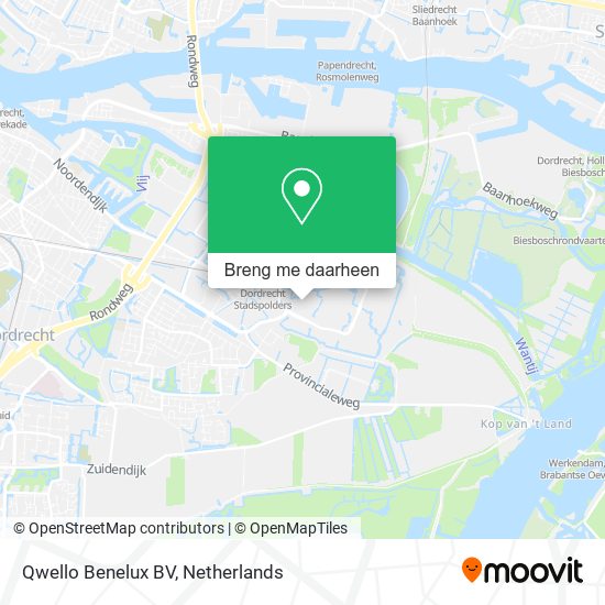 Qwello Benelux BV kaart