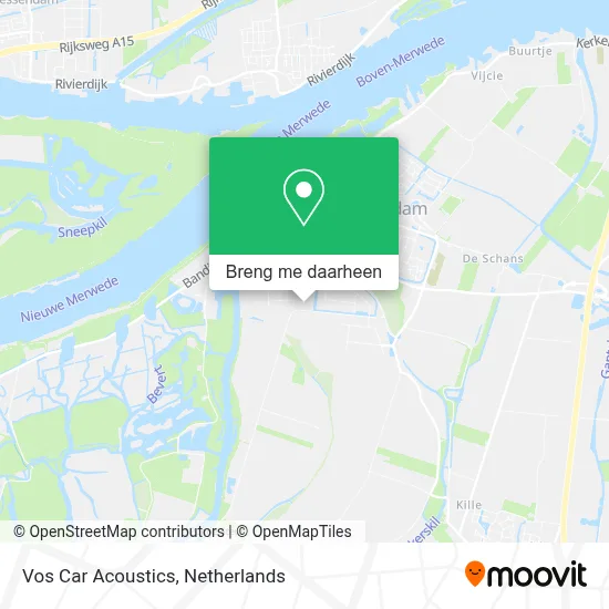 Vos Car Acoustics kaart