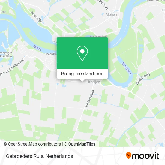 Gebroeders Ruis kaart