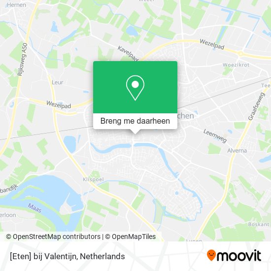 [Eten] bij Valentijn kaart