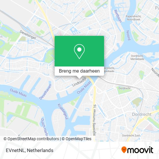 EVnetNL kaart