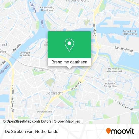 De Streken van kaart