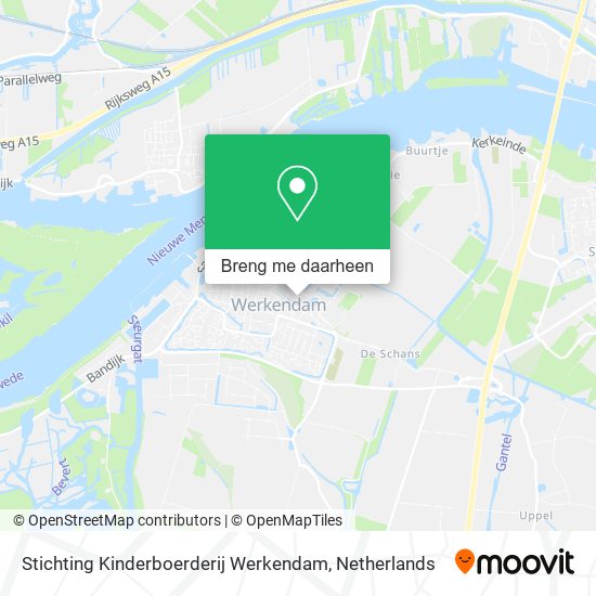 Stichting Kinderboerderij Werkendam kaart