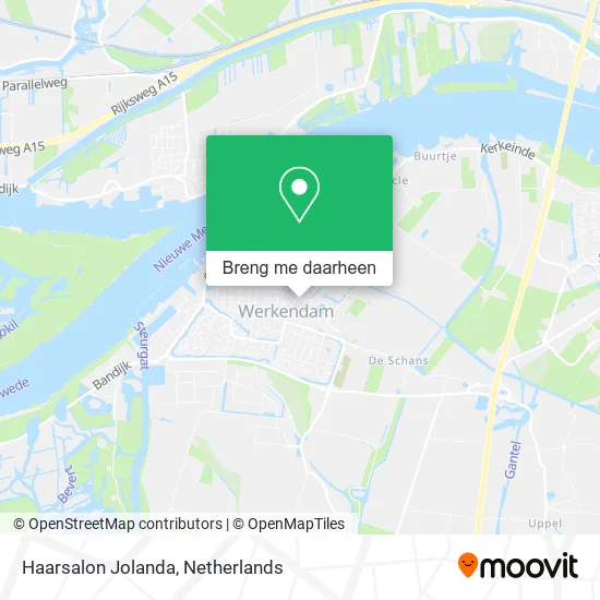 Haarsalon Jolanda kaart