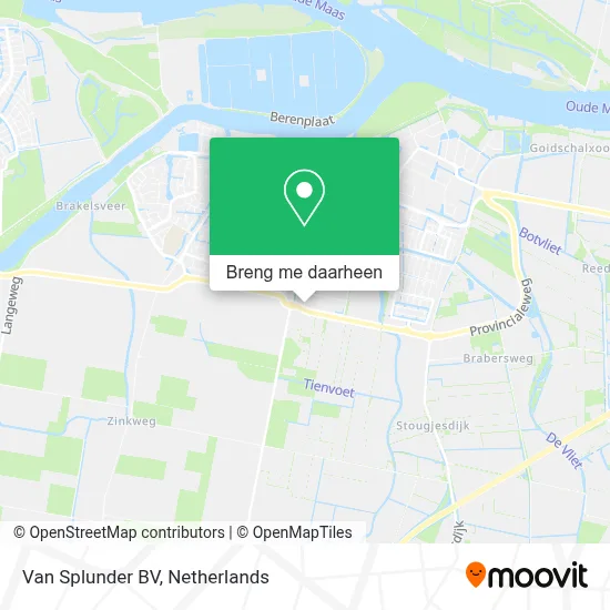 Van Splunder BV kaart